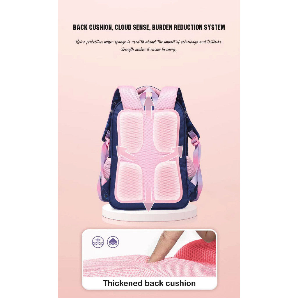 Sun Eight Jodz Water Resistant Spine Protection School Backpack Big Capacity & Multi Compartments | 199 Days Warranty