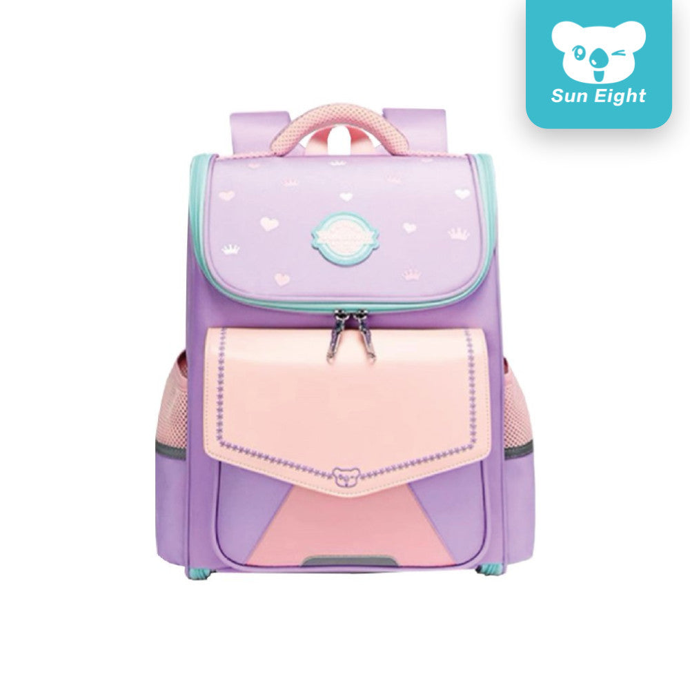 Sun Eight Dotz School Backpack Water Resistant Lighweight Big Capacity Multi Compartment Bag | 199 Days Warranty