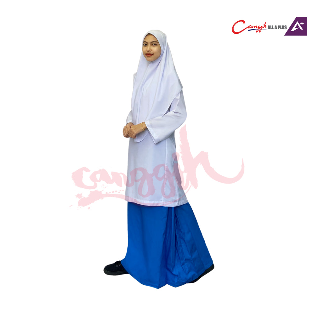 Canggih Kain Sekolah Menengah Perempuan - Blue - CG-CP 018