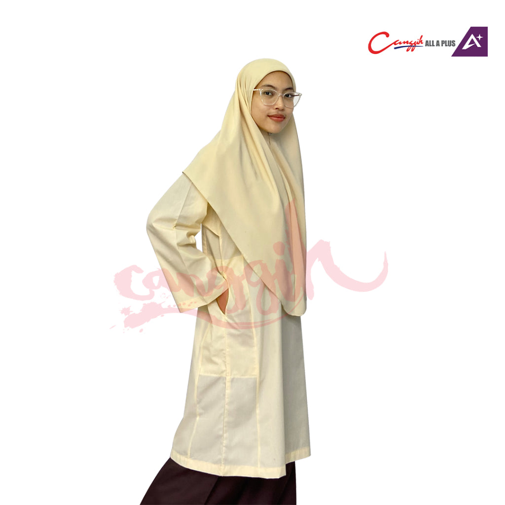 Canggih Baju Kurung Sekolah MRSM - Light Brown - CG-CP 009 LBR