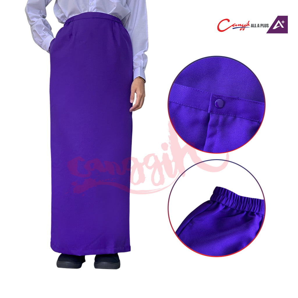 Canggih Kain Pengawas Koperasi Sekolah Kipas Belakang - Dark Purple - CG-CP 028 DPR