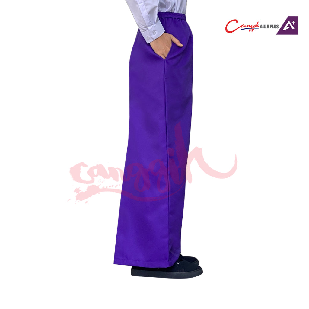 Canggih Kain Pengawas Koperasi Sekolah Kipas Belakang - Dark Purple - CG-CP 028 DPR