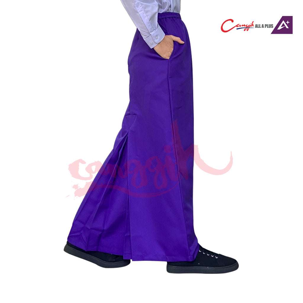 Canggih Kain Pengawas Koperasi Sekolah Kipas Belakang - Dark Purple - CG-CP 028 DPR