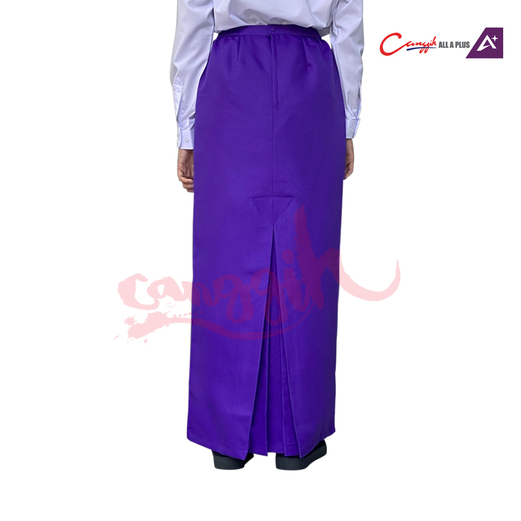 Canggih Kain Pengawas Koperasi Sekolah Kipas Belakang - Dark Purple - CG-CP 028 DPR