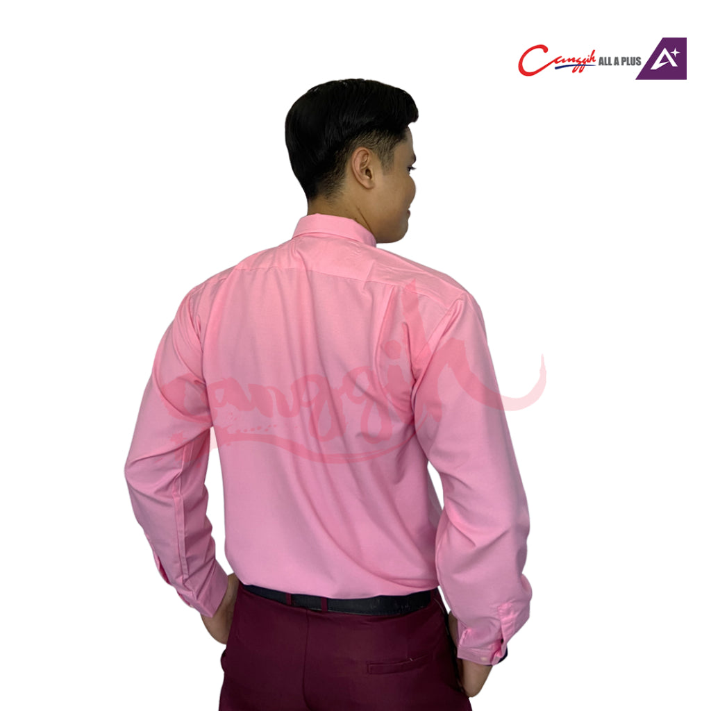 Canggih Kemeja Sekolah Lengan Panjang Pengawas - Light Pink - CG-CP 021 LPK