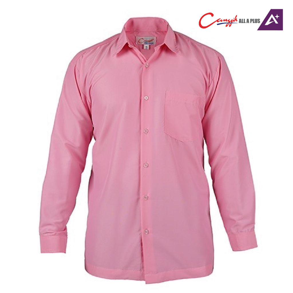 Canggih Kemeja Sekolah Lengan Panjang Pengawas - Light Pink - CG-CP 021 LPK