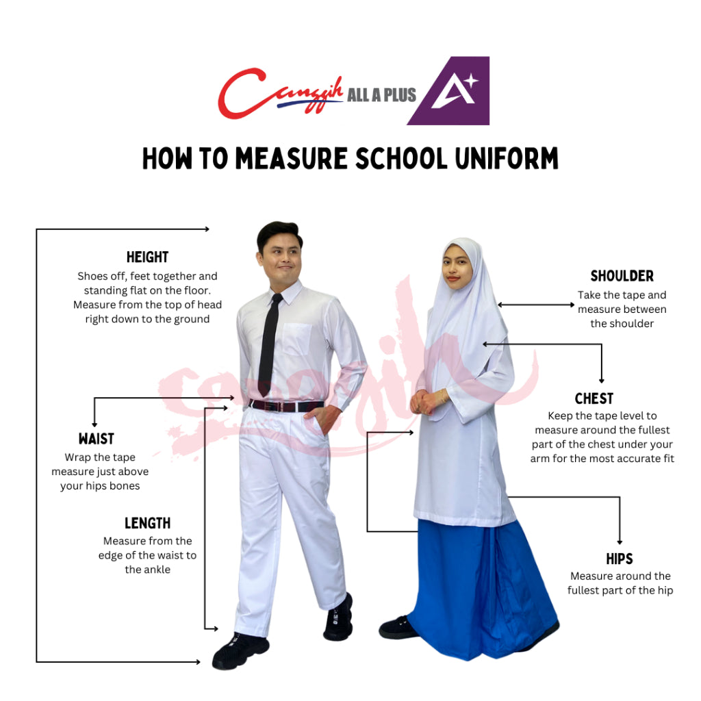 Canggih Kemeja Sekolah Lengan Panjang Pengawas - Light Pink - CG-CP 021 LPK