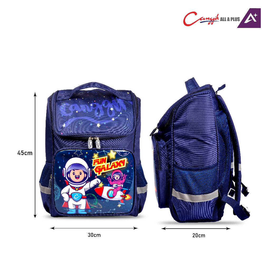 Canggih School Bag Fun Galaxy Backpack - CG-BP 0101