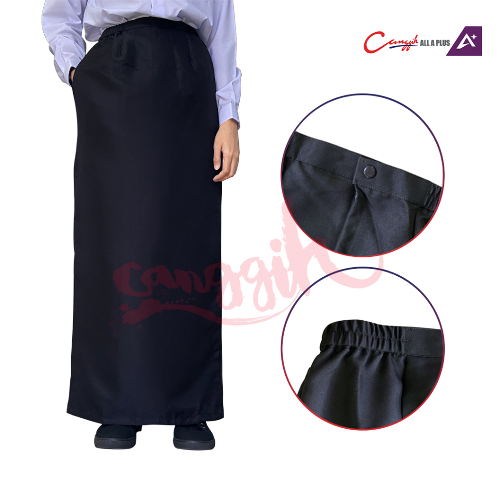 Canggih Kain Pengawas Sekolah Kipas Belakang - Black - CG-CP 028 BLK