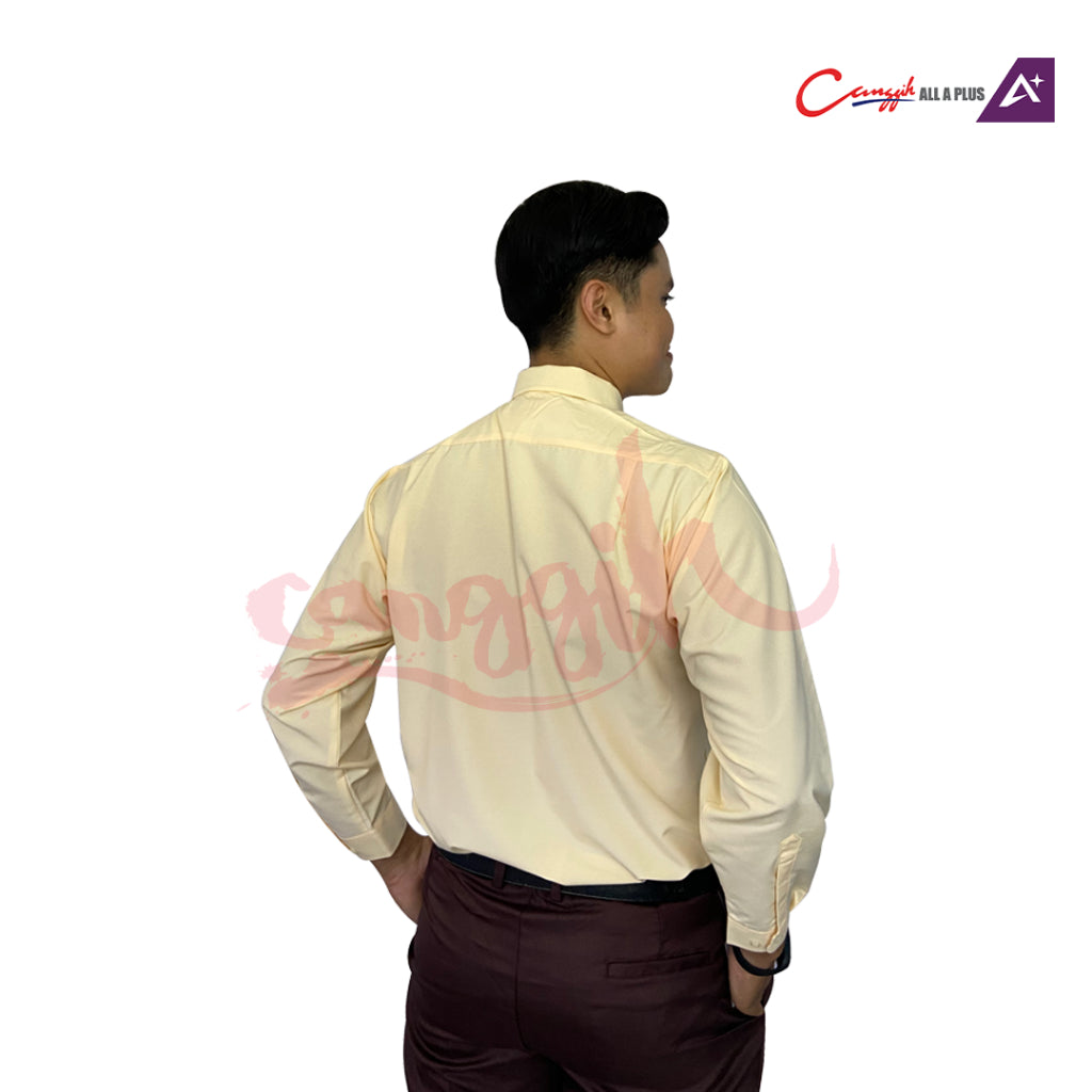 Canggih Kemeja Sekolah Lengan Panjang MRSM - Light Brown - CG-CP 021 LBR