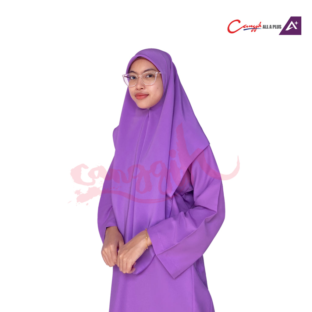 Canggih Tudung Pengawas Koperasi Sekolah - Purple - CG-KT 2002 PL