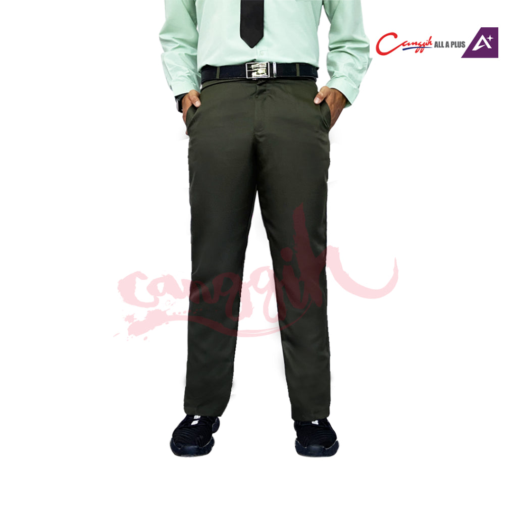 Canggih Seluar Panjang Sekolah - Olive Green - CG-CP 030 OLG