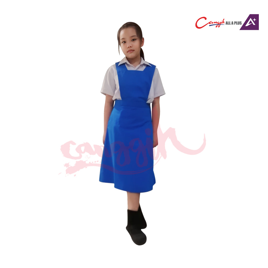 Canggih Blouse Pinafore Perempuan - White - CG-CP 006