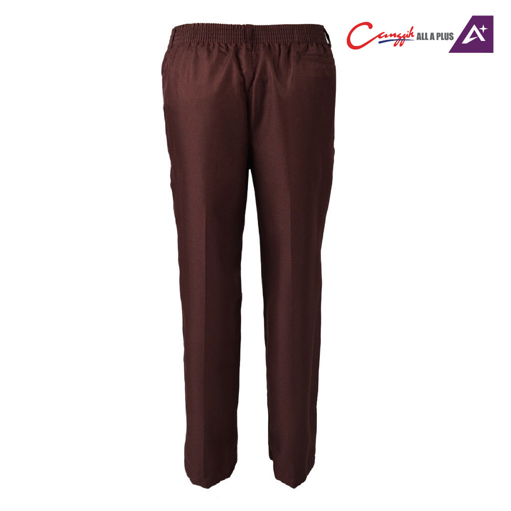 Canggih Seluar Panjang Sekolah MRSM - Dark Brown - CG-CP 030 DBR