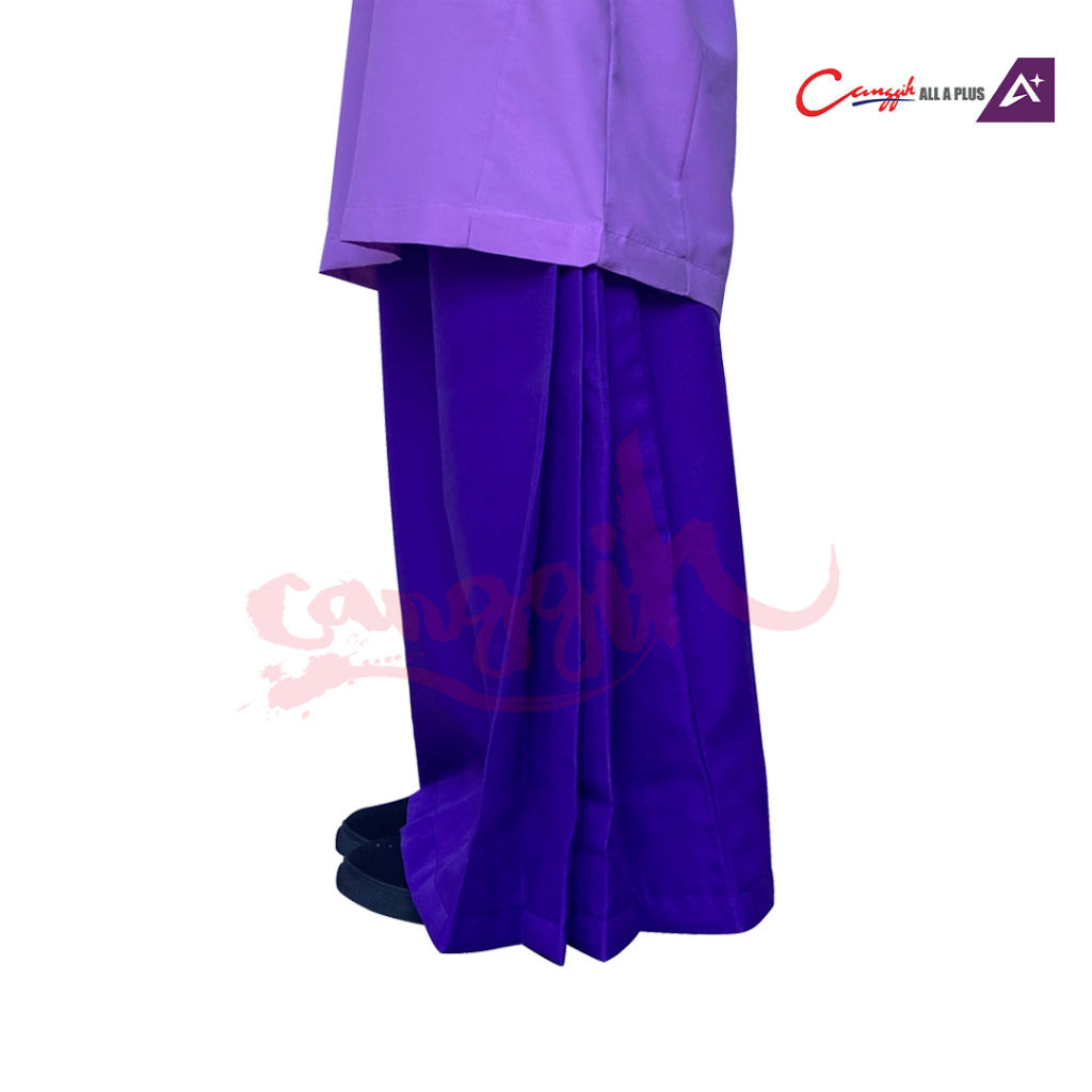 Canggih Kain Kurung Pengawas Koperasi Sekolah - Dark Purple - CG-CP 008 DPL