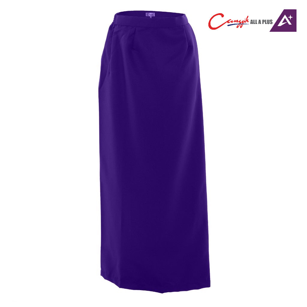 Canggih Kain Kurung Pengawas Koperasi Sekolah - Dark Purple - CG-CP 008 DPL