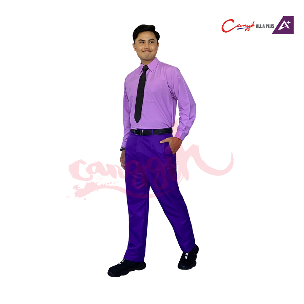 Canggih Seluar Panjang Pengawas Koperasi Sekolah - Dark Purple - CG-CP 030 DPL