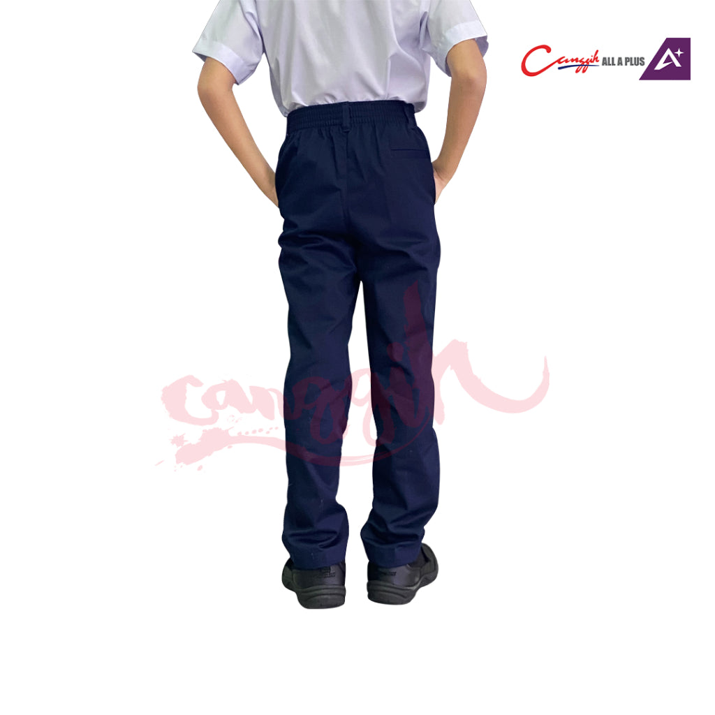 Canggih Seluar Panjang Sekolah Rendah Lelaki - Navy Blue - CG-CP 004