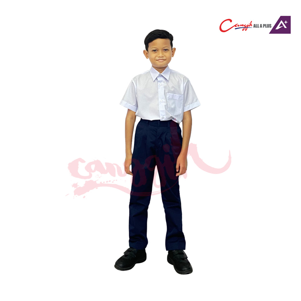 Canggih Seluar Panjang Sekolah Rendah Lelaki - Navy Blue - CG-CP 004