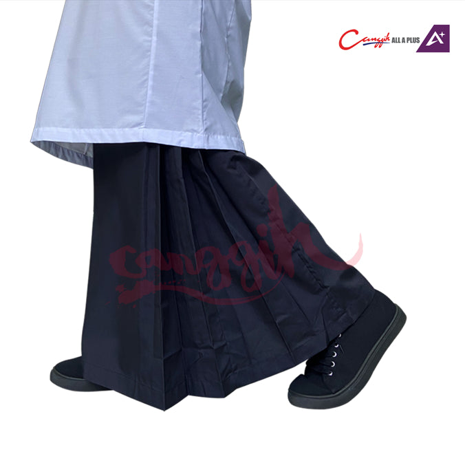 Canggih Kain Kurung Sekolah Agama - Black - CG-CP 024