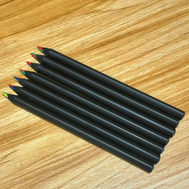 All A Plus Colourful Pencil Black