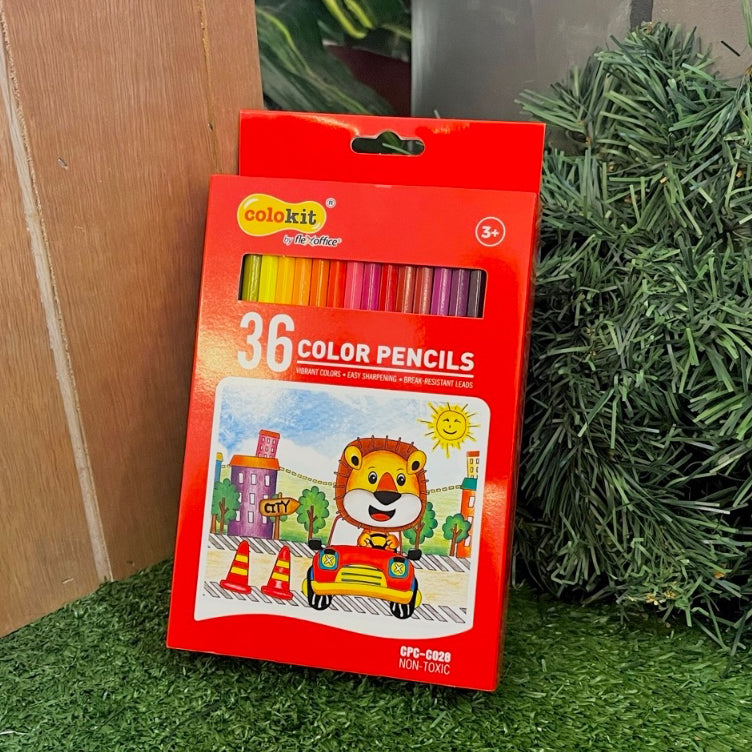 FlexOffice Colour Pencil Box (12, 24, 36)