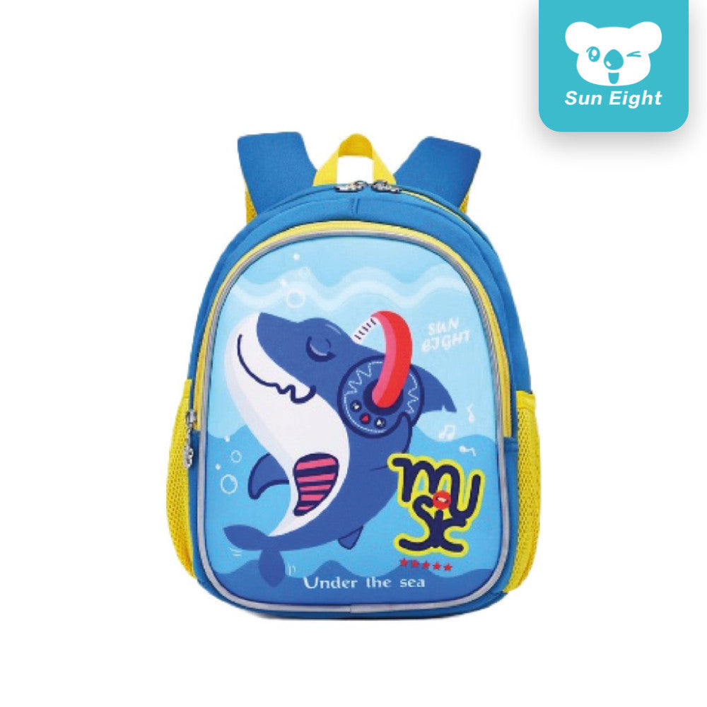 Sun Eight Cutez Mini School Backpack Simple Fun Design Cartoon Water Resistant Kindergarten Bag | 199 Days Warranty