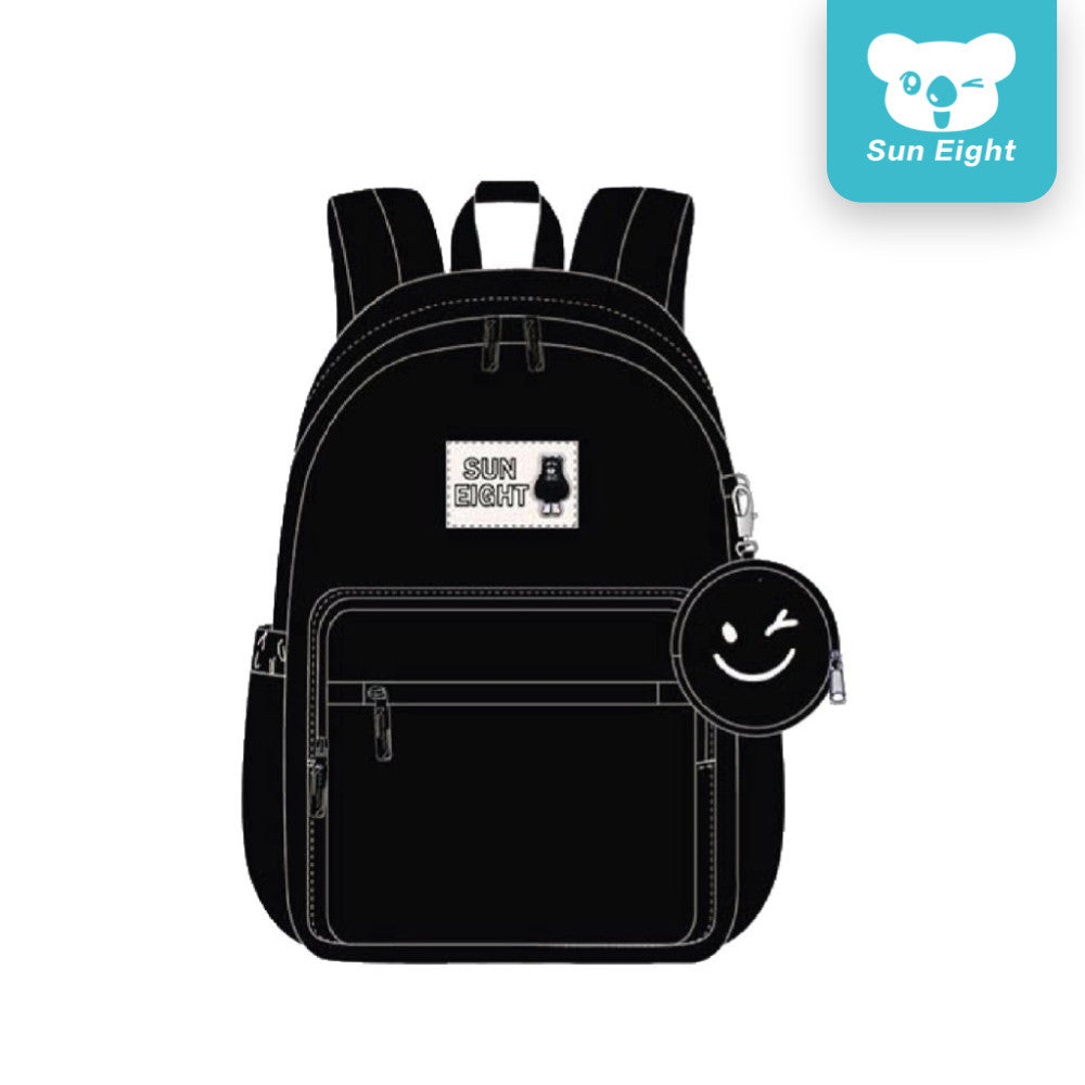 Sun Eight Simple Trendy & Clean Design Backpack Waterproof Material Scratch Resistant (15" Laptop) | 199 Days Warranty