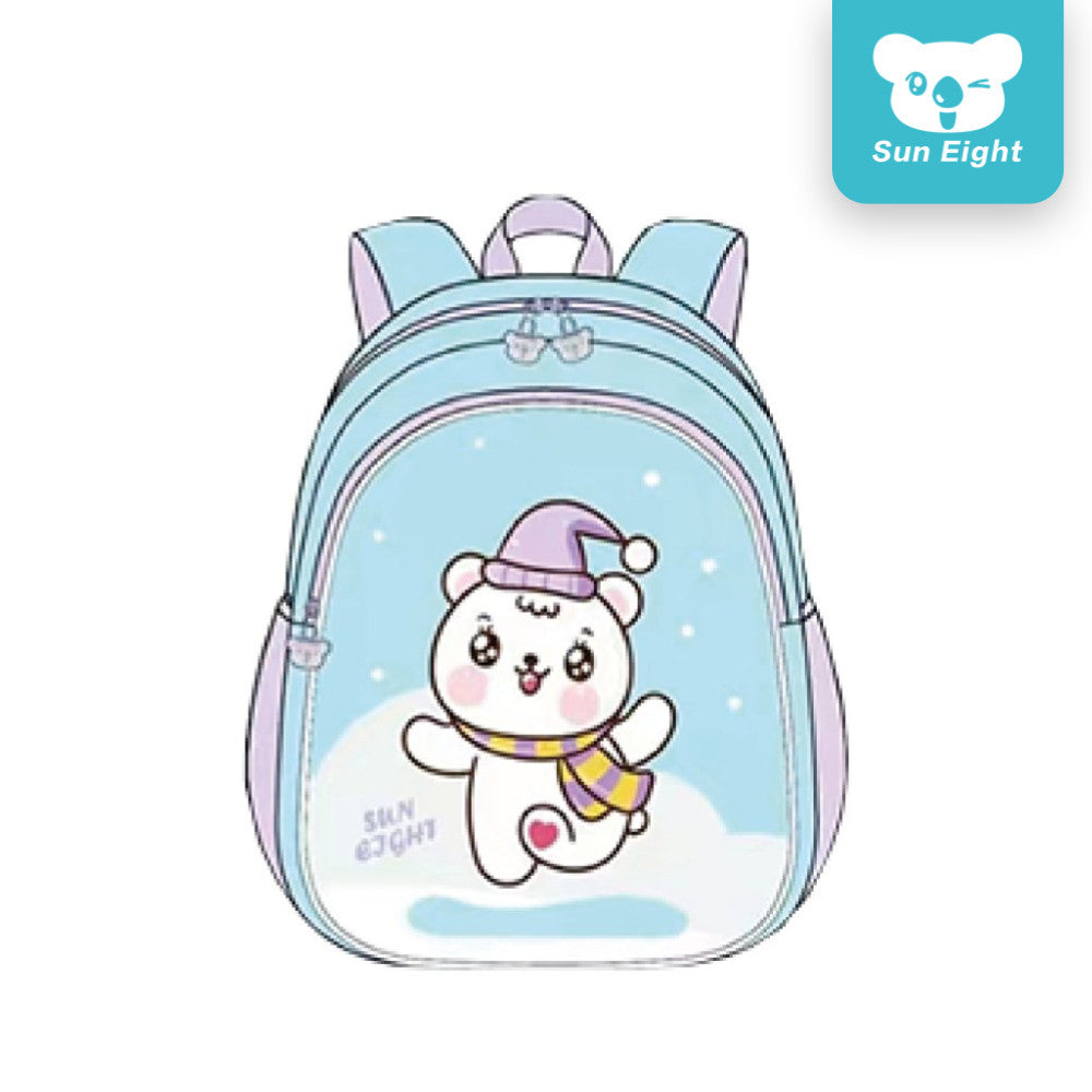 Sun Eight Cutez Mini School Backpack Simple Fun Design Cartoon Water Resistant Kindergarten Bag | 199 Days Warranty