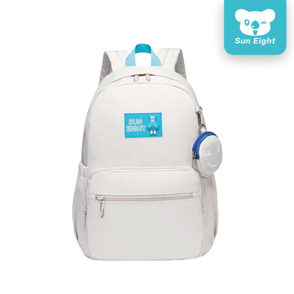 Sun Eight Simple Trendy & Clean Design Backpack Waterproof Material Scratch Resistant (15" Laptop) | 199 Days Warranty