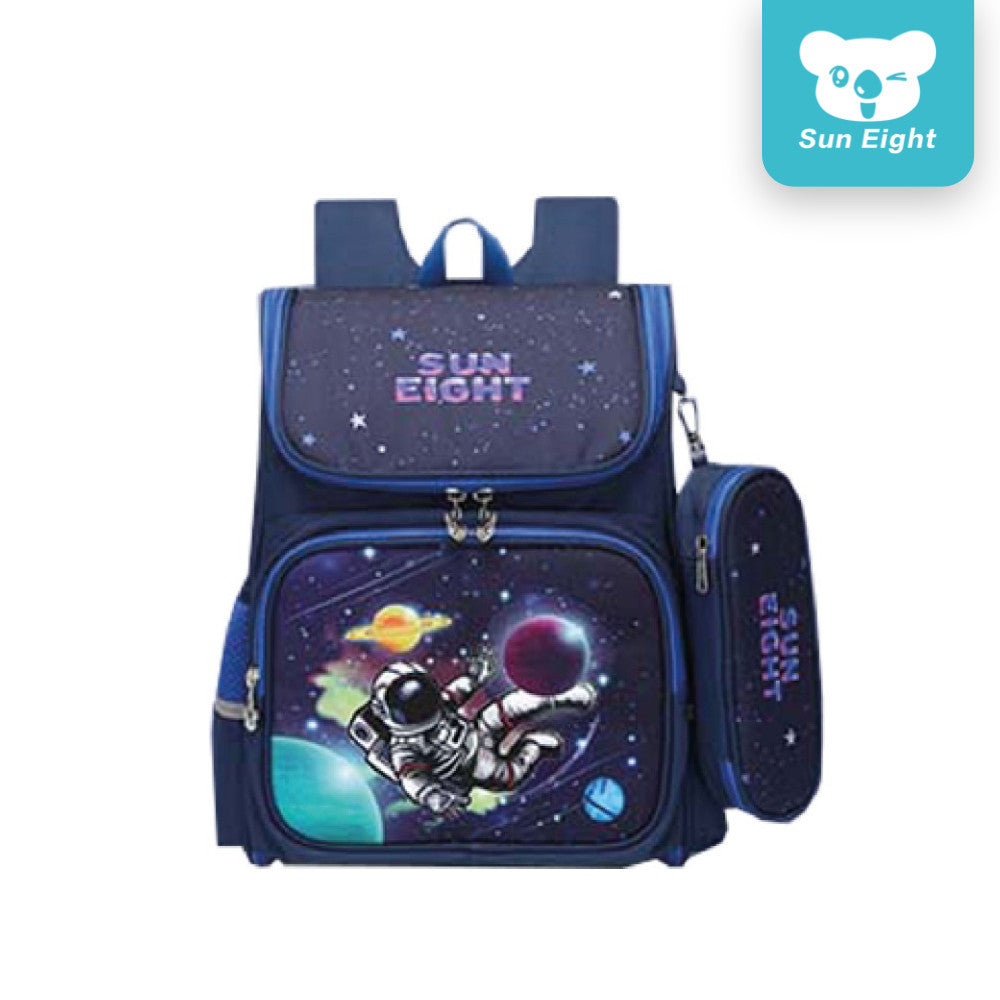 Sun Eight Lightz School Bag Cartoon Design Ergonomic Backpack Lightweight Big Capacity Reflective | 199 Days Warranty