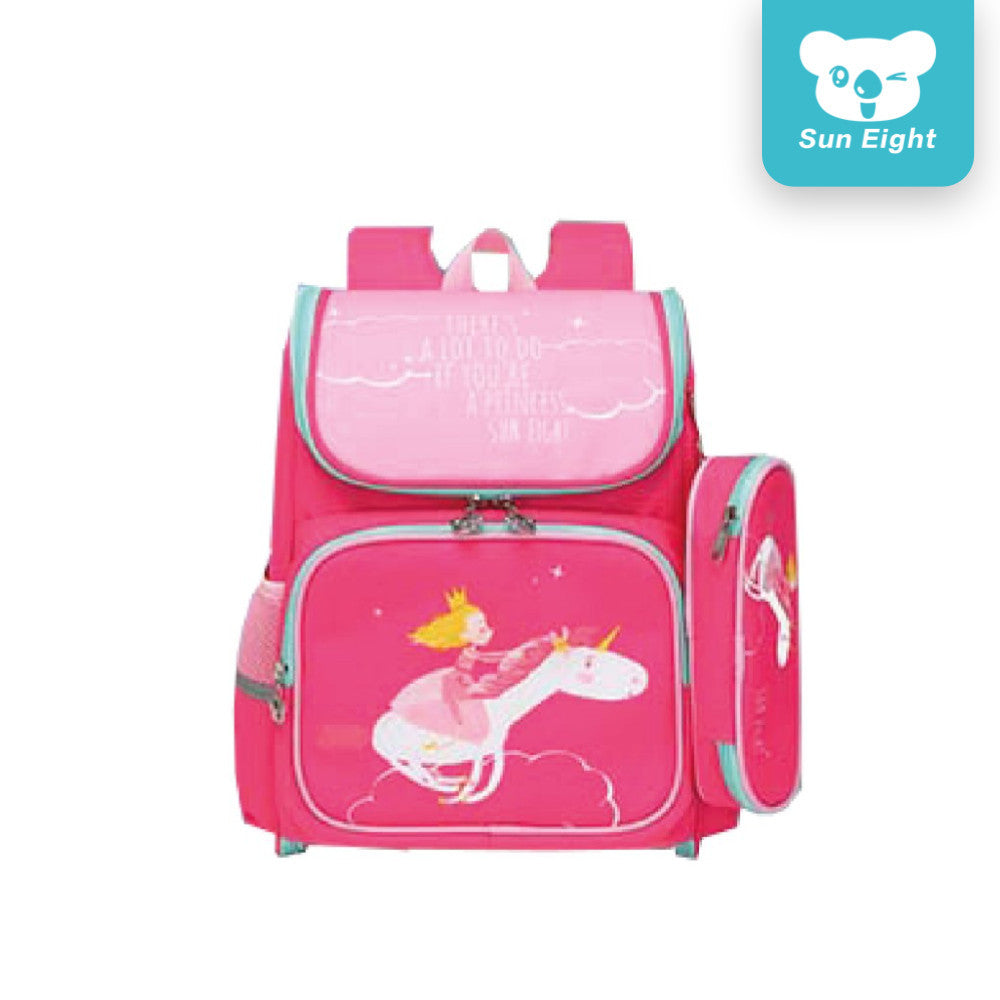 Sun Eight Lightz School Bag Cartoon Design Ergonomic Backpack Lightweight Big Capacity Reflective | 199 Days Warranty