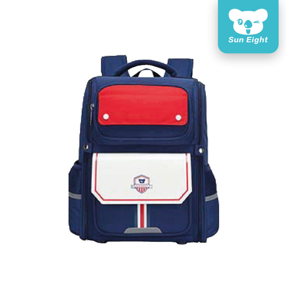 Sun Eight Britis School Bag Colorful Light Ergonomic Spine Protection Water Resistant Backpack | 199 Days Warranty