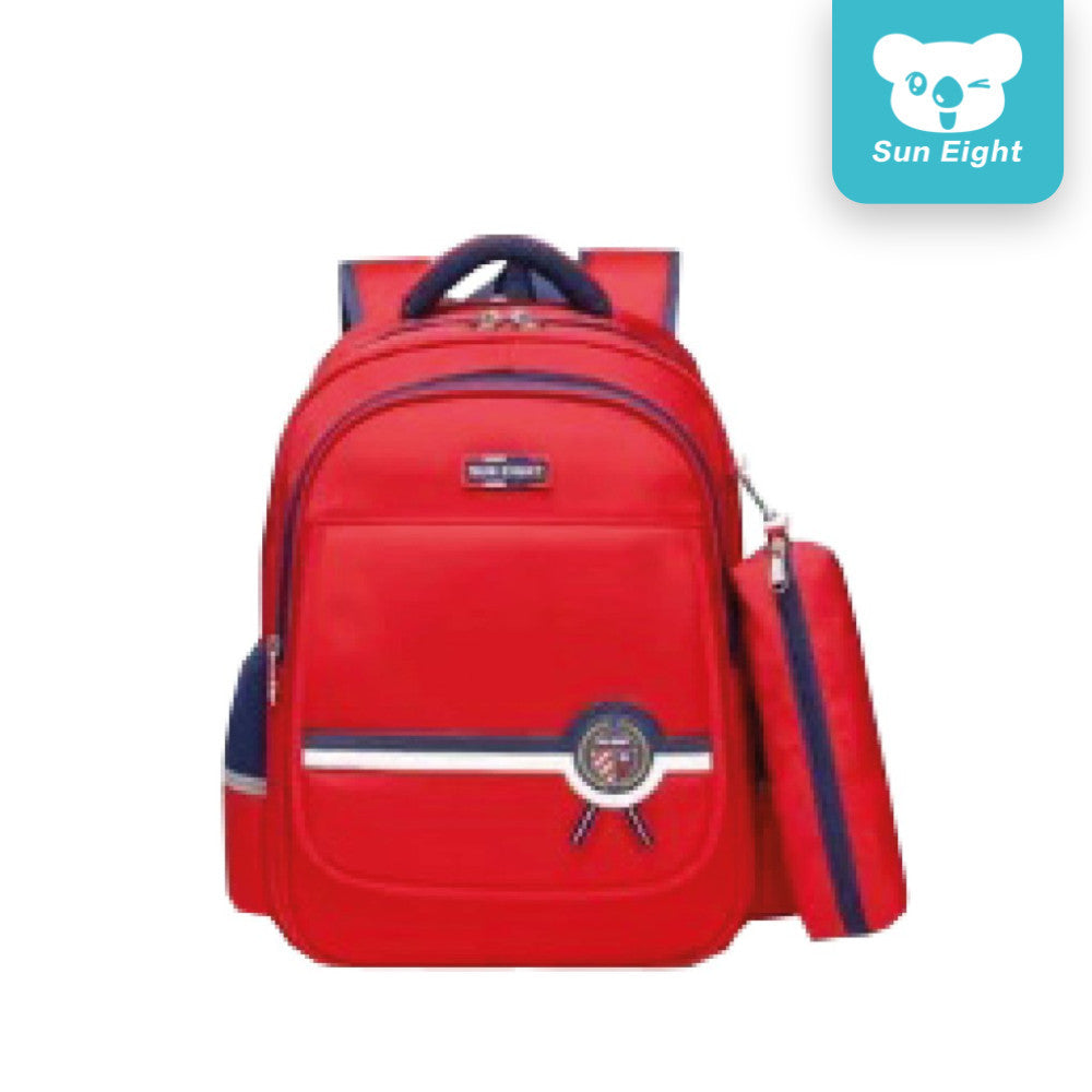 Sun Eight Trioz School Backpack Water Resistant Light Ergonomic Multi Compartment Big Capacity Bag | 199 Days Warranty