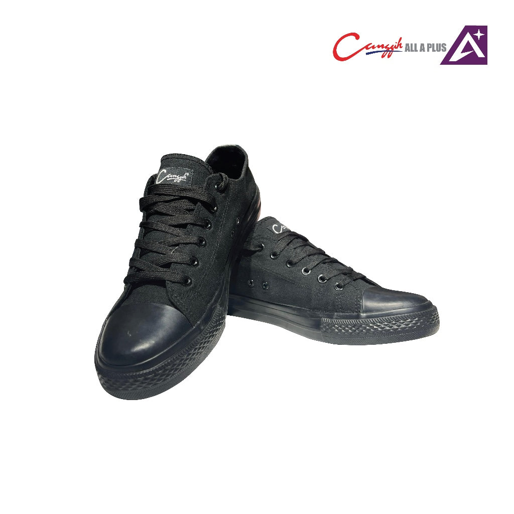 All A Plus Canggih Black School Shoes